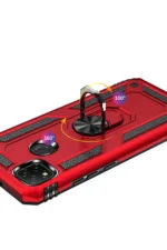 Uray store Xiaomi Redmi 9C Kılıf Sofya Yüzüklü Silikon Kapak - Gold