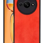 Uray store Xiaomi Redmi A3 4G Kılıf Aras Deri Kapak - Kırmızı