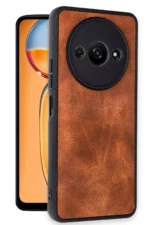 Uray store Xiaomi Redmi A3 4G Kılıf Aras Deri Kapak - Taba - Görsel 2