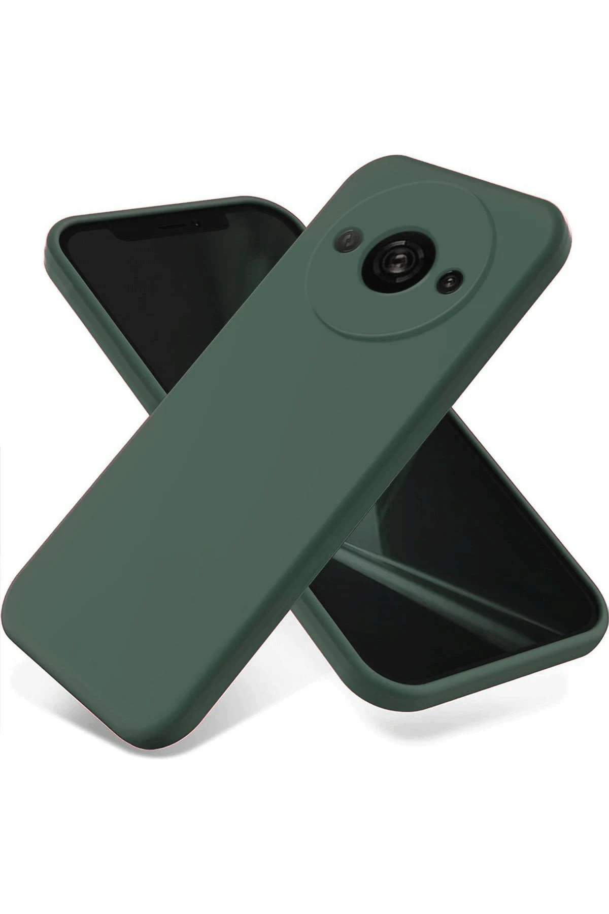 newface-xiaomi-redmi-a3-4g-kilif-first-silikon-koyu-yesil-default Uray store Xiaomi Redmi A3 4G Kılıf First Silikon - Koyu Yeşil - Görsel 1