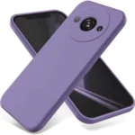 Uray store Xiaomi Redmi A3 4G Kılıf First Silikon - Lila