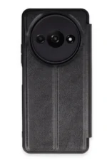 Uray store Xiaomi Redmi A3 4G Kılıf Flip Cover - Siyah