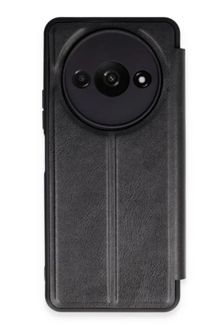 Uray store Xiaomi Redmi A3 4G Kılıf Flip Cover - Siyah