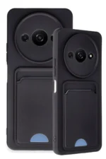 Uray store Xiaomi Redmi A3 4G Kılıf Kelvin Kartvizitli Silikon - Siyah - Görsel 3