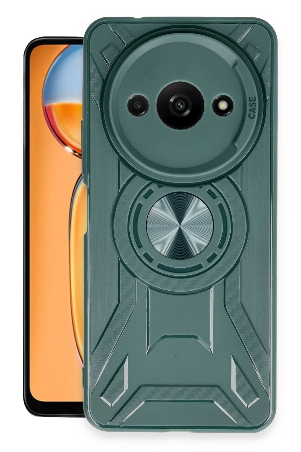 newface-xiaomi-redmi-a3-4g-kilif-lincoln-silikon-koyu-yesil-default Uray store Xiaomi Redmi A3 4G Kılıf Lincoln Silikon - Koyu Yeşil - Görsel 1