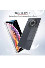 Uray store Xiaomi Redmi A3 4G Kılıf Lüx Şeffaf Silikon - Görsel 3