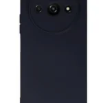 Uray store Xiaomi Redmi A3 4G Kılıf Nano içi Kadife Silikon - Lacivert