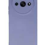 Uray store Xiaomi Redmi A3 4G Kılıf Nano içi Kadife Silikon - Lila