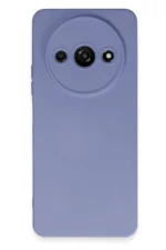 Uray store Xiaomi Redmi A3 4G Kılıf Nano içi Kadife Silikon - Lila