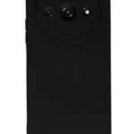 Uray store Xiaomi Redmi A3 4G Kılıf Nano içi Kadife Silikon - Siyah