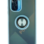 Uray store Xiaomi Redmi K40 Kılıf Montreal Yüzüklü Silikon Kapak - Buz Mavi