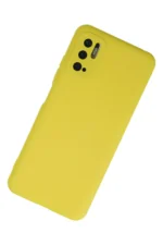 Uray store Xiaomi Redmi Note 10 5G Kılıf Nano içi Kadife Silikon - Sarı - Görsel 2