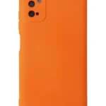 Uray store Xiaomi Redmi Note 10 5G Kılıf Nano içi Kadife Silikon - Turuncu