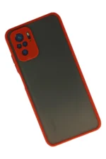 Uray store Xiaomi Redmi Note 10 Kılıf Montreal Silikon Kapak - Kırmızı - Görsel 2