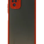 Uray store Xiaomi Redmi Note 10 Kılıf Montreal Silikon Kapak - Kırmızı