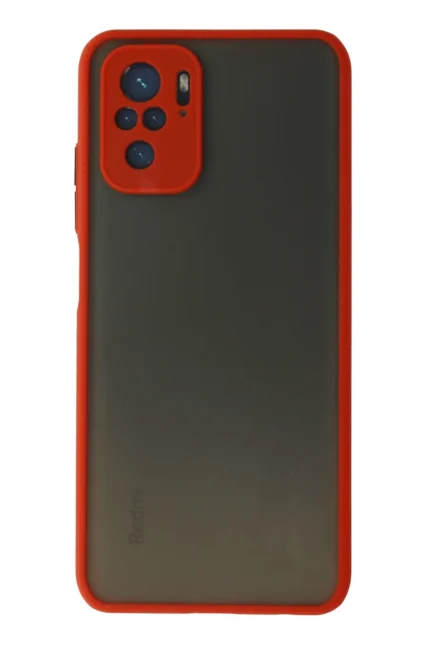 Uray store Xiaomi Redmi Note 10 Kılıf Montreal Silikon Kapak - Kırmızı