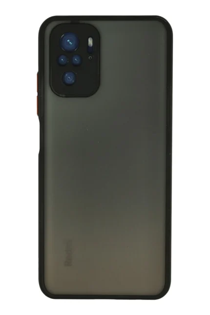 Uray store Xiaomi Redmi Note 10 Kılıf Montreal Silikon Kapak - Siyah