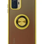 Uray store Xiaomi Redmi Note 10 Kılıf Montreal Yüzüklü Silikon Kapak - Sarı