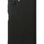 Uray store Xiaomi Redmi Note 10 Kılıf Nano içi Kadife Silikon - Siyah