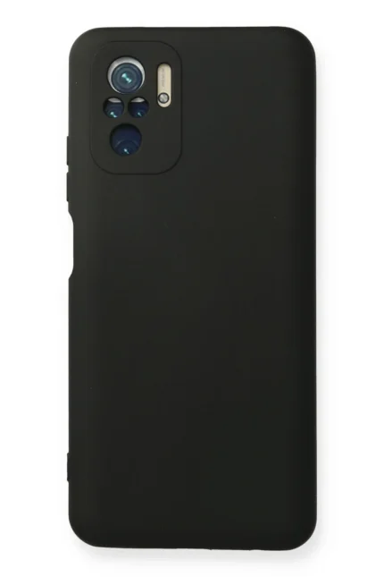 Uray store Xiaomi Redmi Note 10 Kılıf Nano içi Kadife Silikon - Siyah