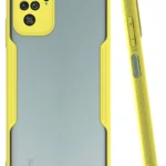 Uray store Xiaomi Redmi Note 10 Kılıf Platin Silikon - Sarı