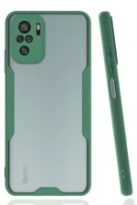 Uray store Xiaomi Redmi Note 10 Kılıf Platin Silikon - Yeşil
