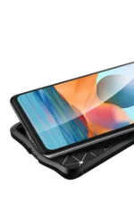 Uray store Xiaomi Redmi Note 10 Pro Kılıf Auto Focus Kapak - Kırmızı - Görsel 3