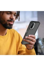 Uray store Xiaomi Redmi Note 10 Pro Kılıf Elegant Kapak - Pudra - Görsel 3