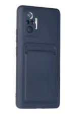 Uray store Xiaomi Redmi Note 10 Pro Kılıf Kelvin Kartvizitli Silikon - Lacivert - Görsel 2