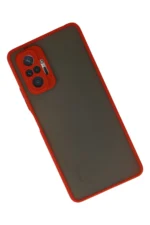 Uray store Xiaomi Redmi Note 10 Pro Kılıf Montreal Silikon Kapak - Kırmızı - Görsel 2