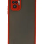 Uray store Xiaomi Redmi Note 10 Pro Kılıf Montreal Silikon Kapak - Kırmızı