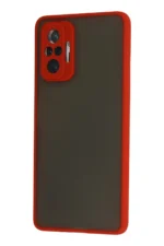 Uray store Xiaomi Redmi Note 10 Pro Kılıf Montreal Silikon Kapak - Kırmızı - Görsel 3