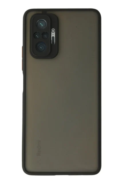 Uray store Xiaomi Redmi Note 10 Pro Kılıf Montreal Silikon Kapak - Siyah