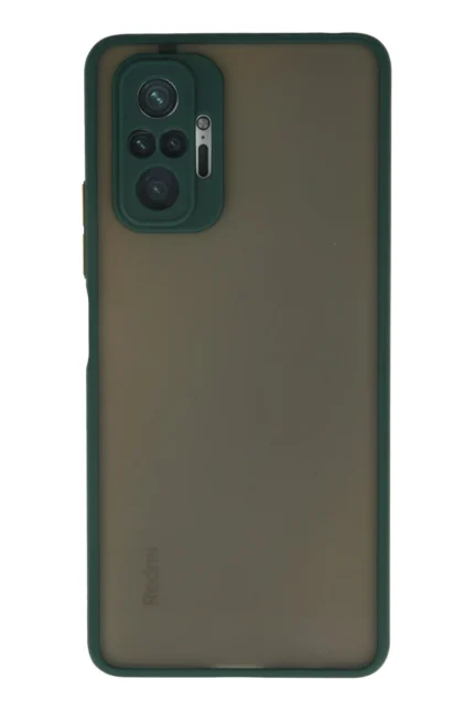 Uray store Xiaomi Redmi Note 10 Pro Kılıf Montreal Silikon Kapak - Yeşil