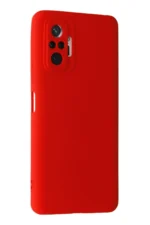 Uray store Xiaomi Redmi Note 10 Pro Kılıf Nano içi Kadife Silikon - Kırmızı - Görsel 2