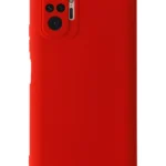 Uray store Xiaomi Redmi Note 10 Pro Kılıf Nano içi Kadife Silikon - Kırmızı
