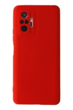 Uray store Xiaomi Redmi Note 10 Pro Kılıf Nano içi Kadife Silikon - Kırmızı