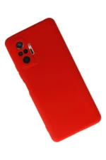 Uray store Xiaomi Redmi Note 10 Pro Kılıf Nano içi Kadife Silikon - Kırmızı - Görsel 3