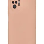 Uray store Xiaomi Redmi Note 10 Pro Kılıf Nano içi Kadife Silikon - Pudra