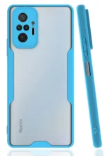 Uray store Xiaomi Redmi Note 10 Pro Kılıf Platin Silikon - Mavi