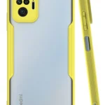 Uray store Xiaomi Redmi Note 10 Pro Kılıf Platin Silikon - Sarı