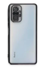 Uray store Xiaomi Redmi Note 10 Pro Kılıf Razer Lensli Silikon - Siyah - Görsel 2