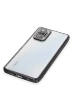 Uray store Xiaomi Redmi Note 10 Pro Kılıf Razer Lensli Silikon - Siyah - Görsel 4