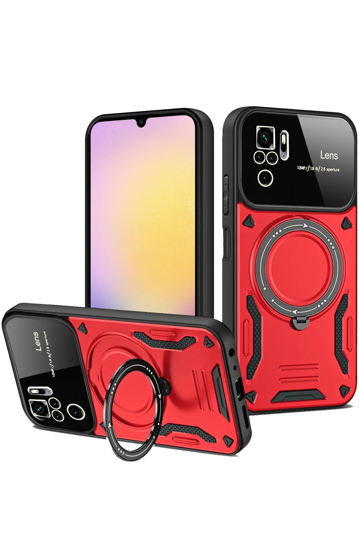 newface-xiaomi-redmi-note-10s-kilif-joy-lens-standli-kapak-kirmizi-default Uray store Xiaomi Redmi Note 10S Kılıf Joy Lens Standlı Kapak - Kırmızı - Görsel 1