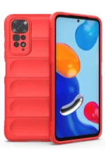 Uray store Xiaomi Redmi Note 11 Kılıf Optimum Silikon - Kırmızı