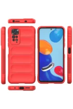 Uray store Xiaomi Redmi Note 11 Kılıf Optimum Silikon - Kırmızı - Görsel 3