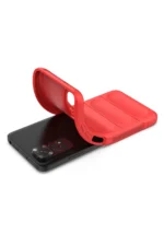 Uray store Xiaomi Redmi Note 11 Kılıf Optimum Silikon - Kırmızı - Görsel 4