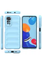 Uray store Xiaomi Redmi Note 11 Kılıf Optimum Silikon - Sky Blue - Görsel 3