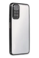 Uray store Xiaomi Redmi Note 11 Kılıf Razer Lensli Silikon - Siyah - Görsel 2