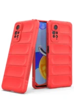 Uray store Xiaomi Redmi Note 11 Pro Kılıf Optimum Silikon - Kırmızı - Görsel 2